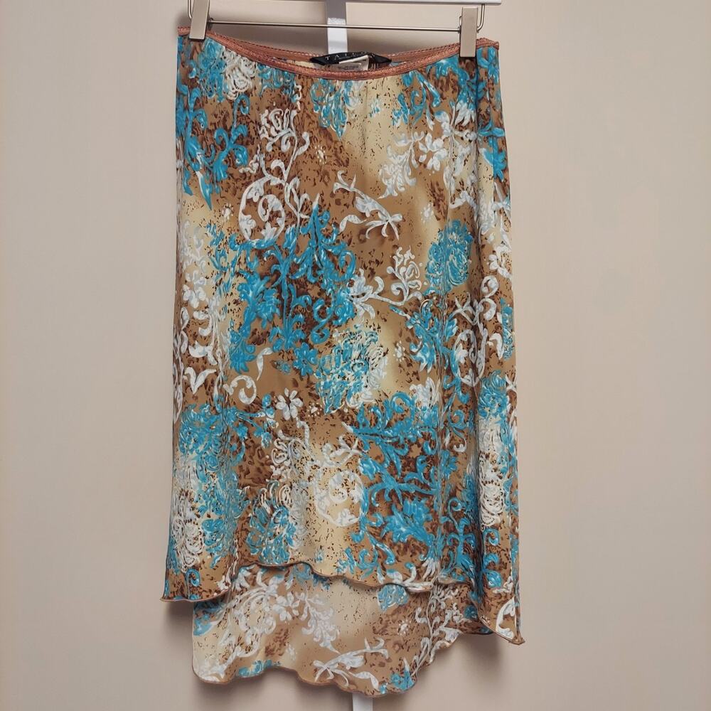 Vintage Tailor Midi Skirt Large USA Fairy Grunge Y2K 90s‎ High Low Hem